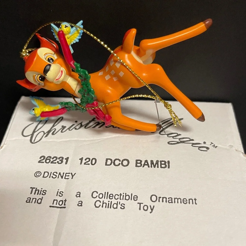 Christmas Magic Disney BAMBI 26231-120 New in Box Holiday Ornament‎